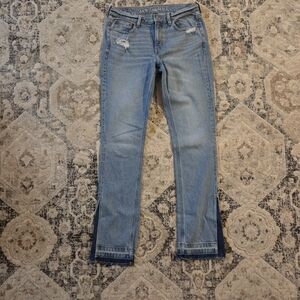 American Eagle Womens Size 6 90s Low Rise Skinny Kick Jeans